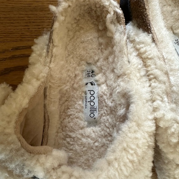 Birkenstock Arizona Big Buckle Teddy Shearling Sandals - Picture 7 of 13